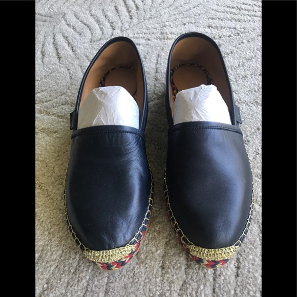 GUCCI Leather espadrilles in Navy - NWOT 40.5 EUR - Picture 3 of 13